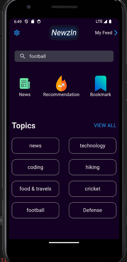 NewzIn Android App